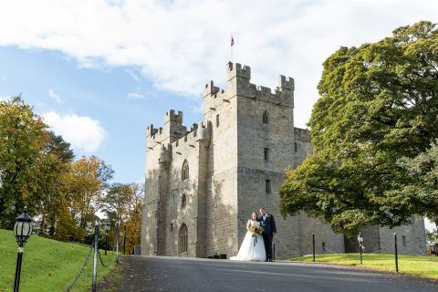 Langley Castle Hexham wedding photographer