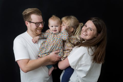 Family studio photography Northumberland